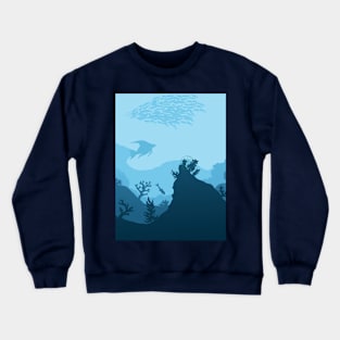 Underwater scape Crewneck Sweatshirt